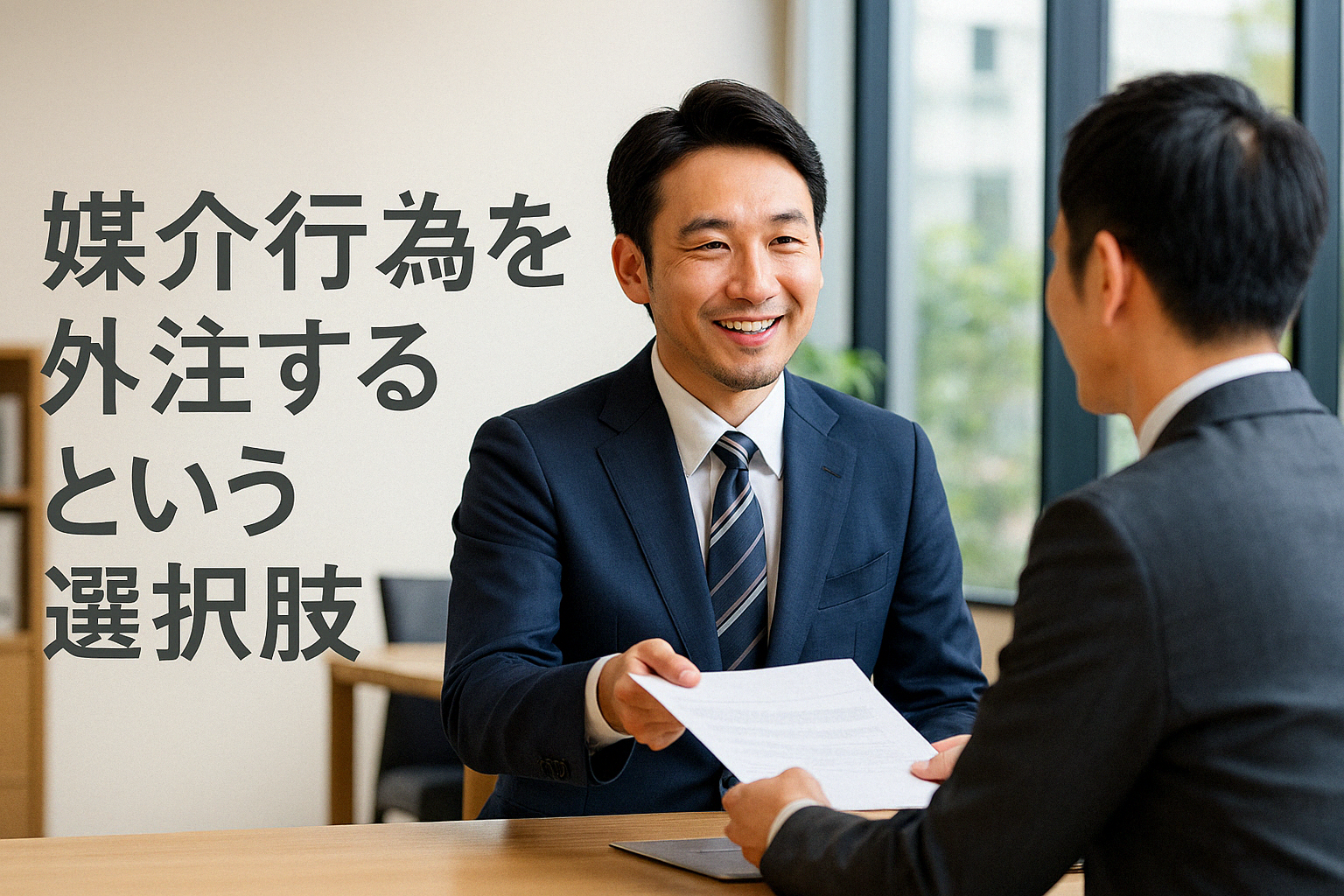 媒介行為を外注するという選択肢
