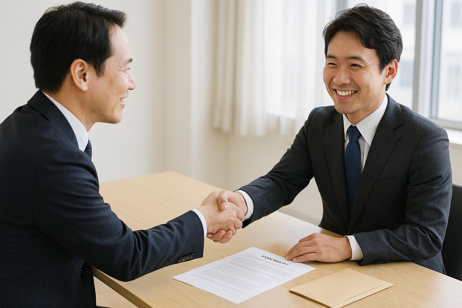 安心できる契約の成立イメージ