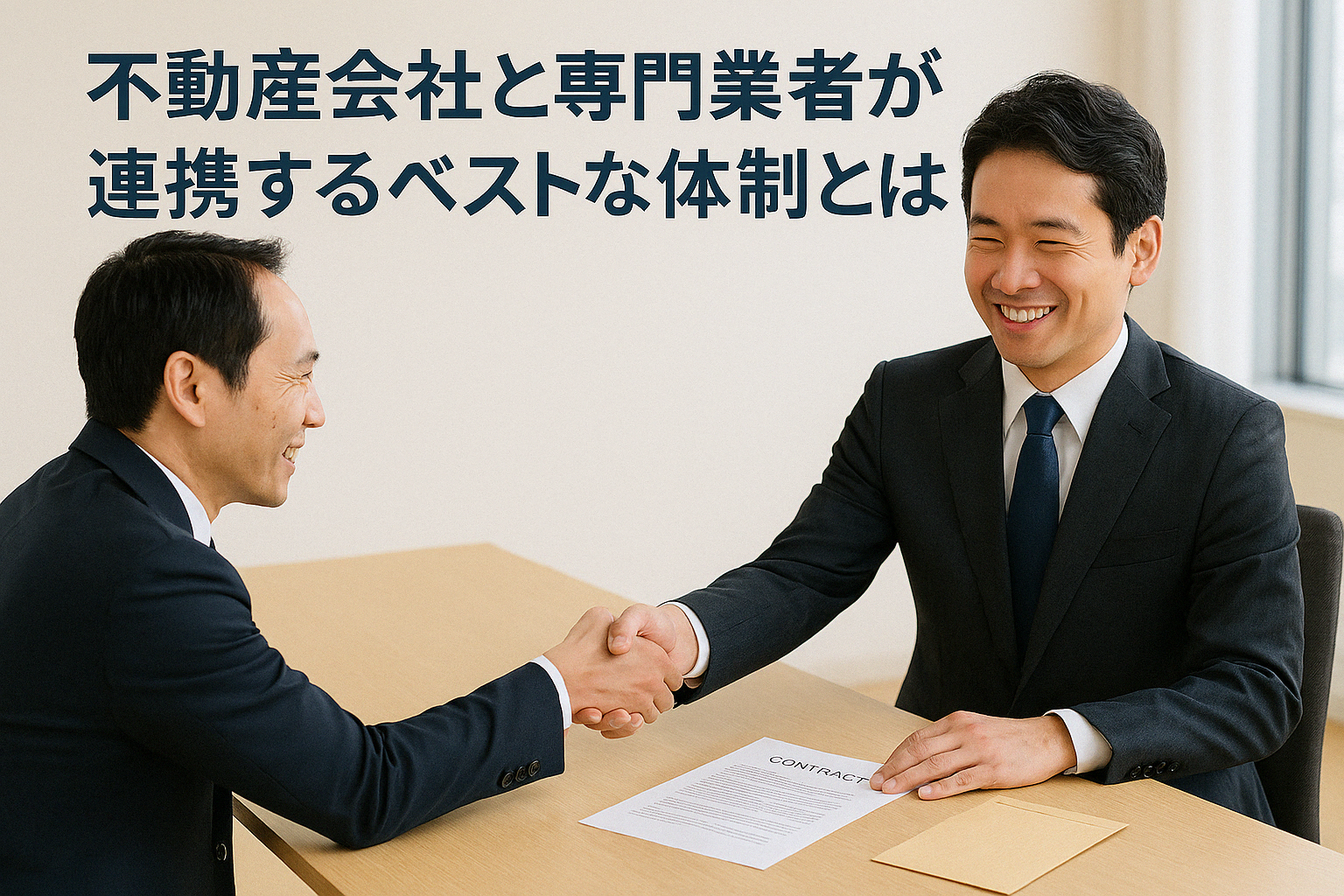 チェック結果を会議で共有する風景