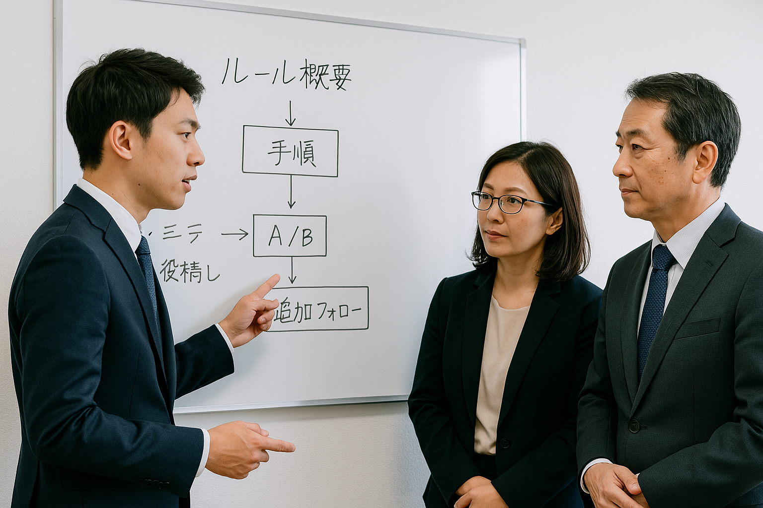 社内ルール作成会議のイメージ