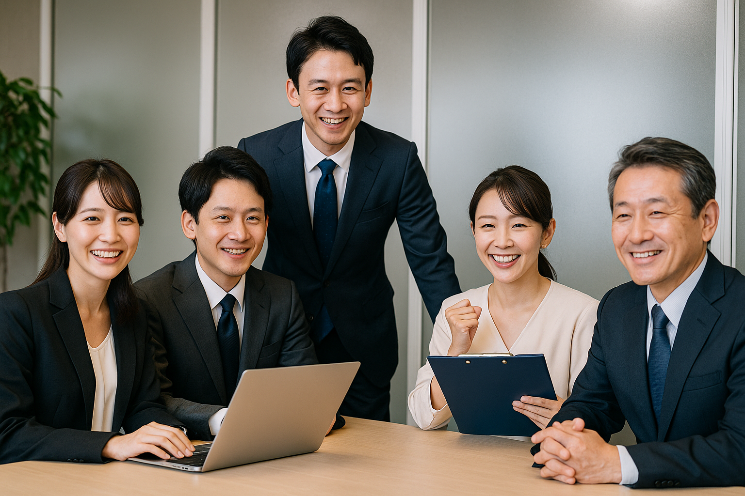 安心して連携できるチームの写真